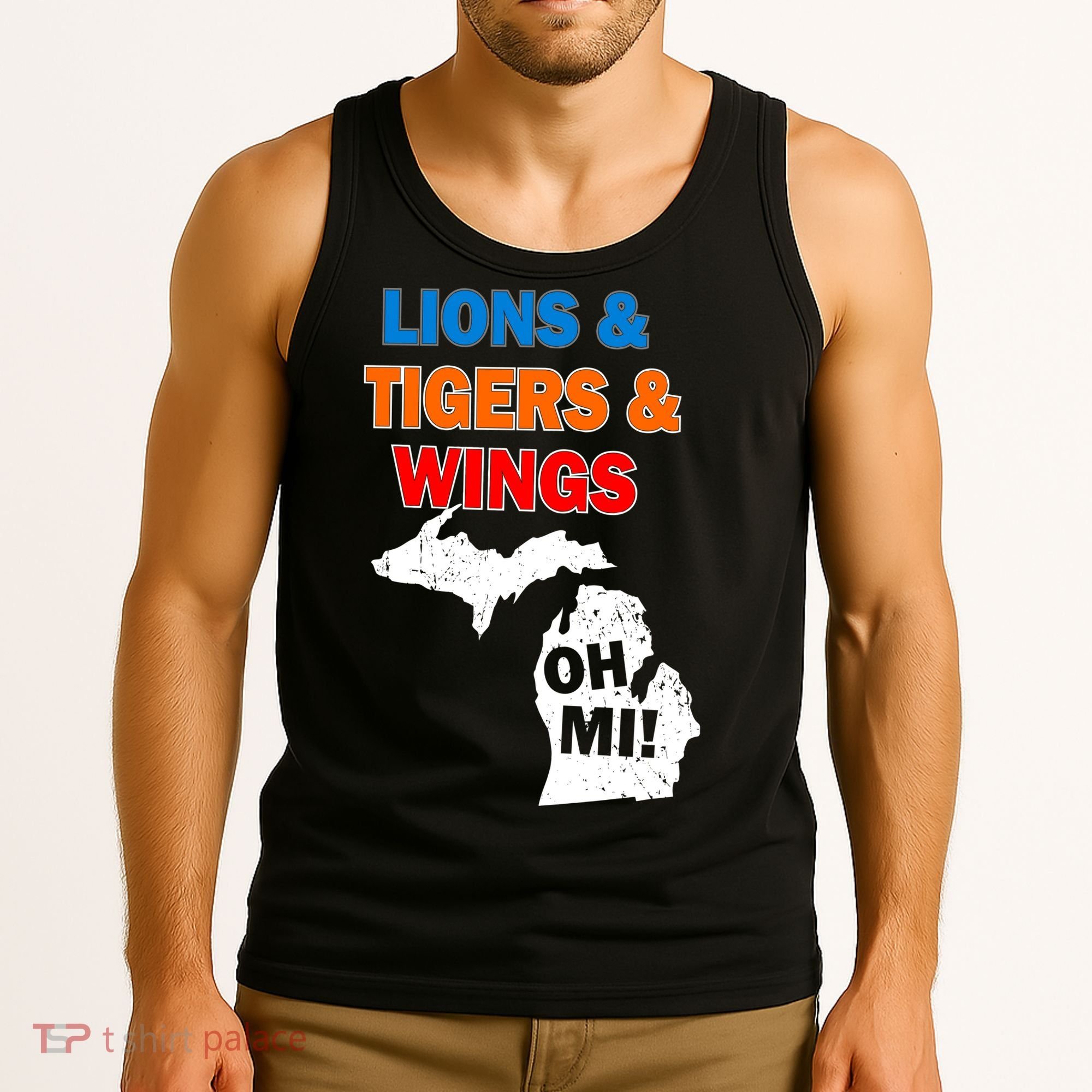 Lions Tigers Wings Oh Mi Tank Top