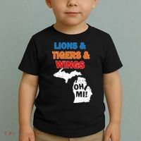 Lions Tigers Wings Oh Mi Toddler T-Shirt thumb 2