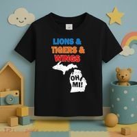 Lions Tigers Wings Oh Mi Toddler T-Shirt thumb 3