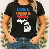 Lions Tigers Wings Oh Mi Women's T-Shirt thumb 2