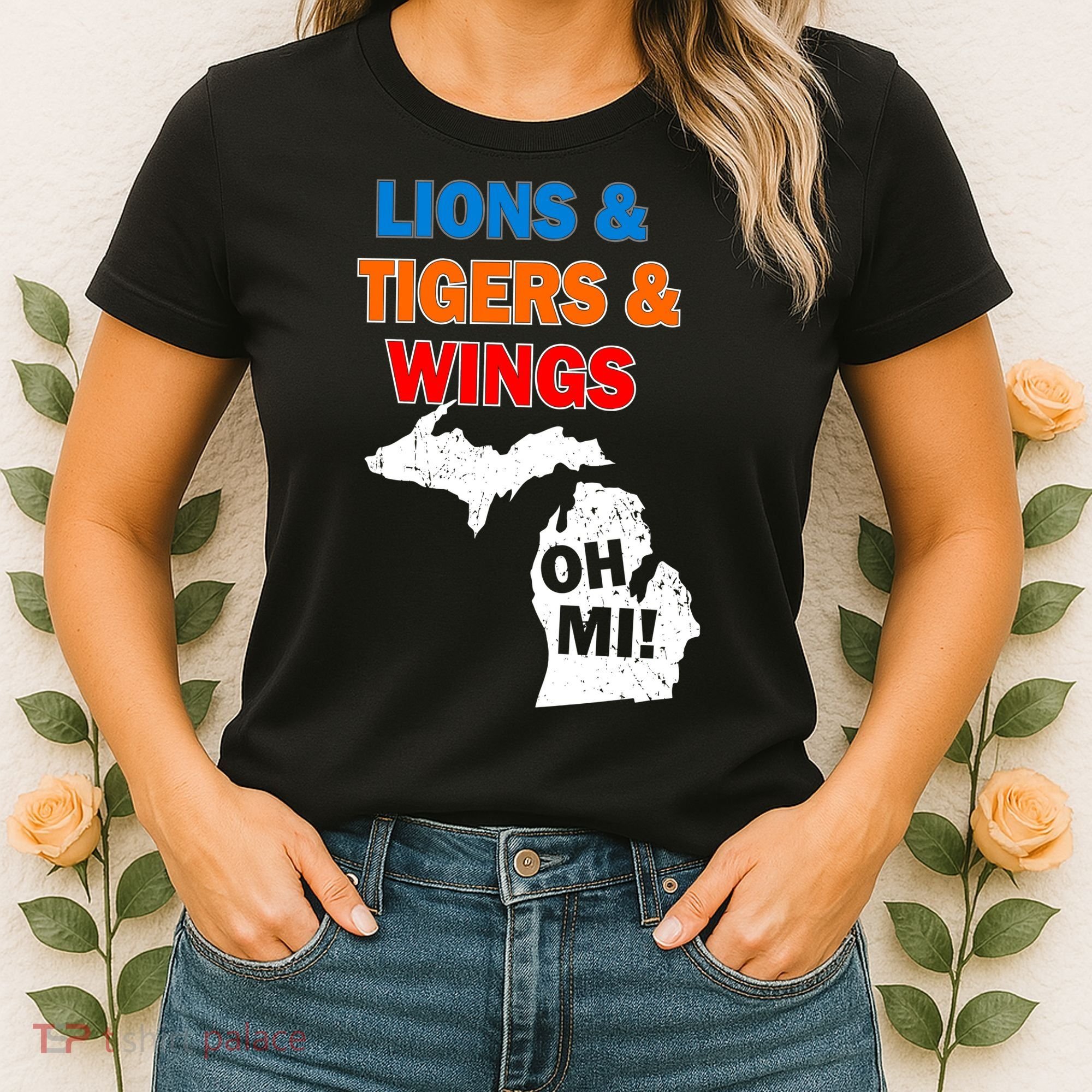 Lions Tigers Wings Oh Mi Women's T-Shirt