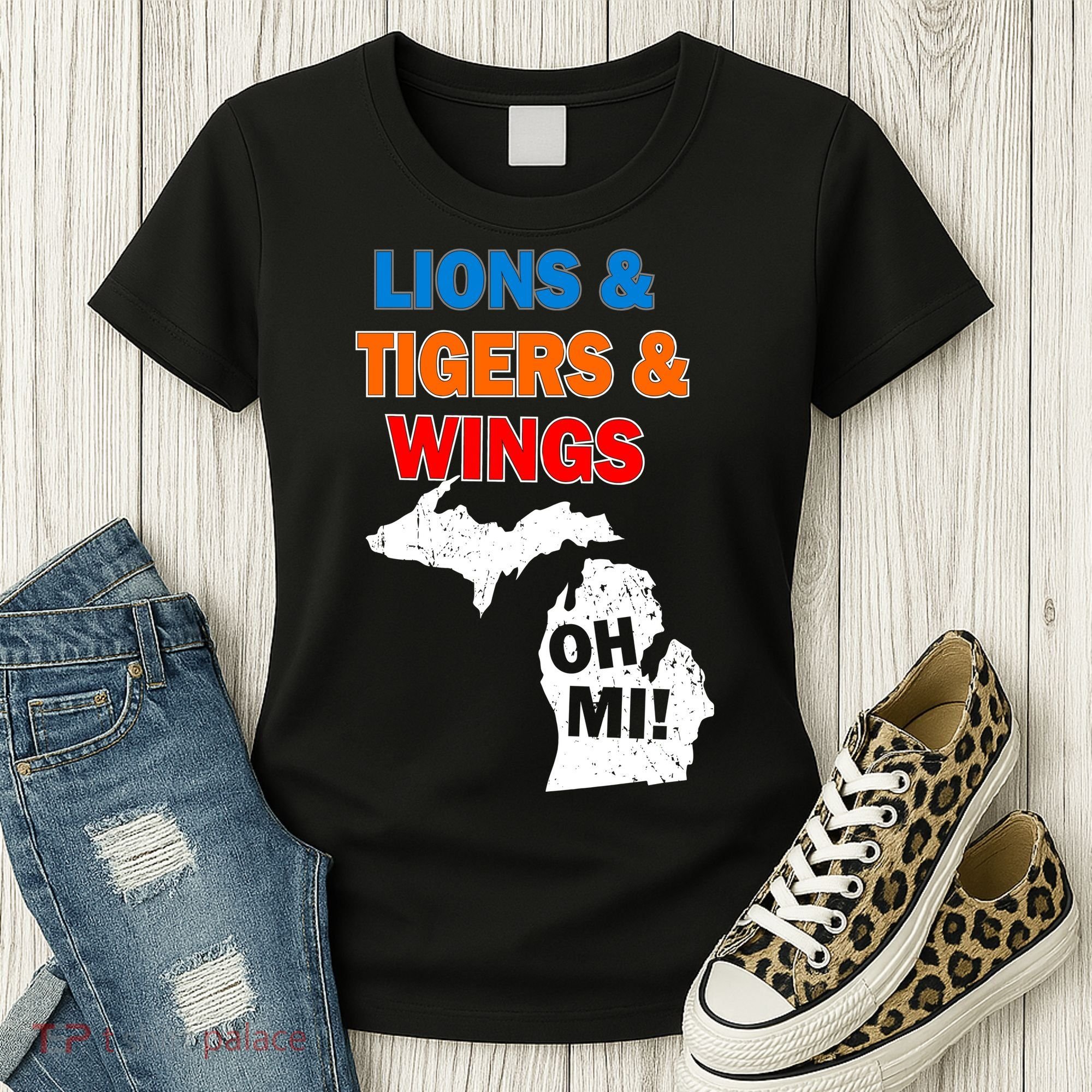 Lions Tigers Wings Oh Mi Women's T-Shirt