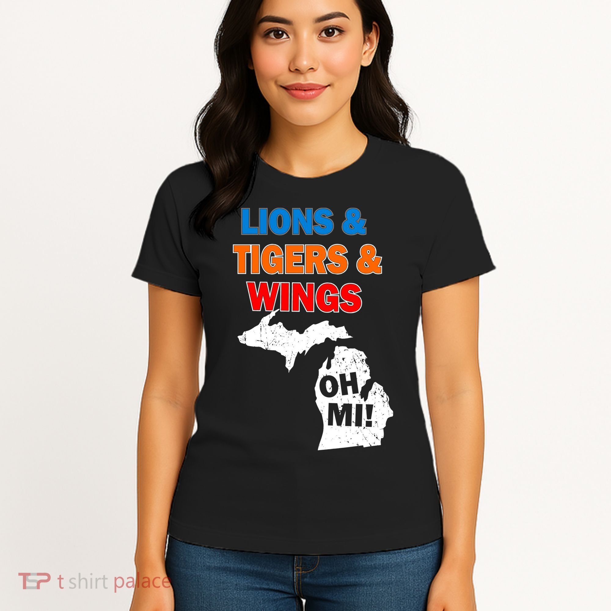 Lions Tigers Wings Oh Mi Women's T-Shirt