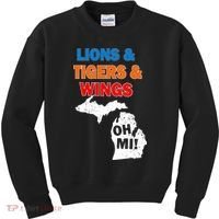 Lions Tigers Wings Oh Mi Kids Sweatshirt thumb 0