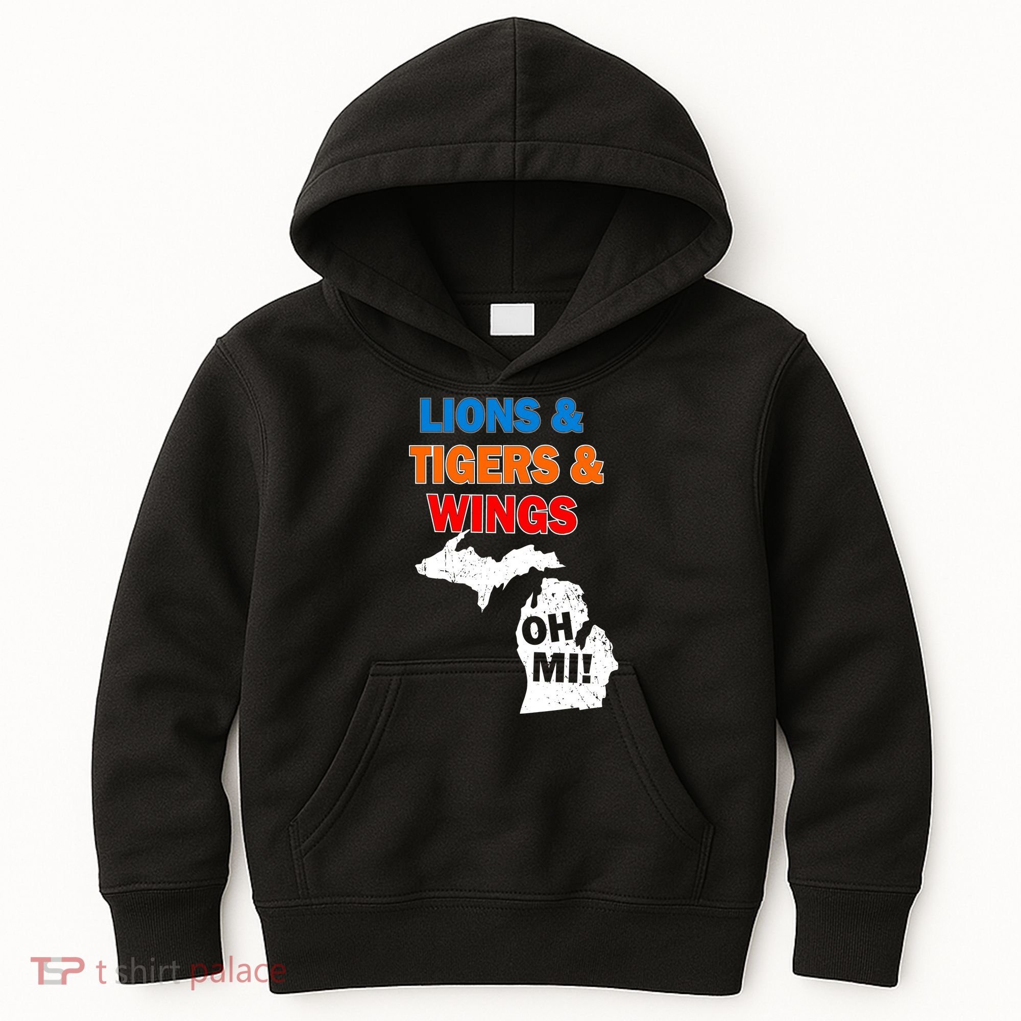 Lions Tigers Wings Oh Mi Kids Hoodie