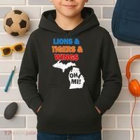 Lions Tigers Wings Oh Mi Kids Hoodie thumb 2
