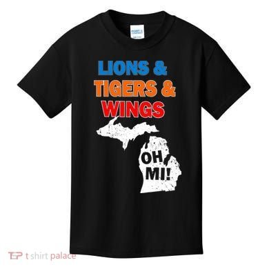 Lions Tigers Wings Oh Mi Kids T-Shirt