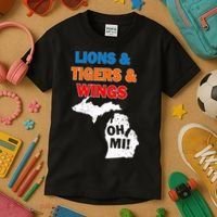 Lions Tigers Wings Oh Mi Kids T-Shirt thumb 3