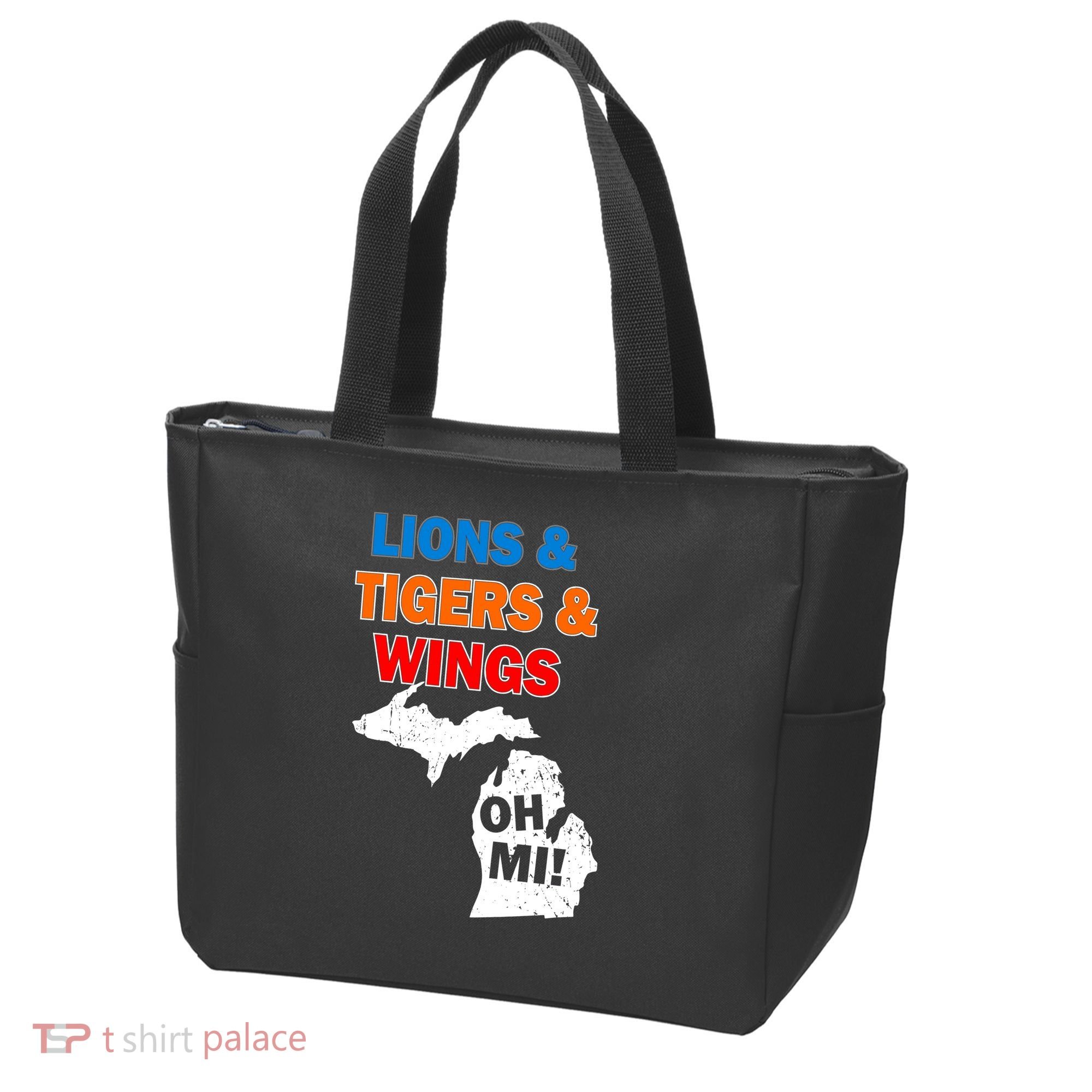 Lions Tigers Wings Oh Mi Tote Bag