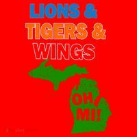 Lions Tigers Wings Oh Mi Santa Hat thumb 1