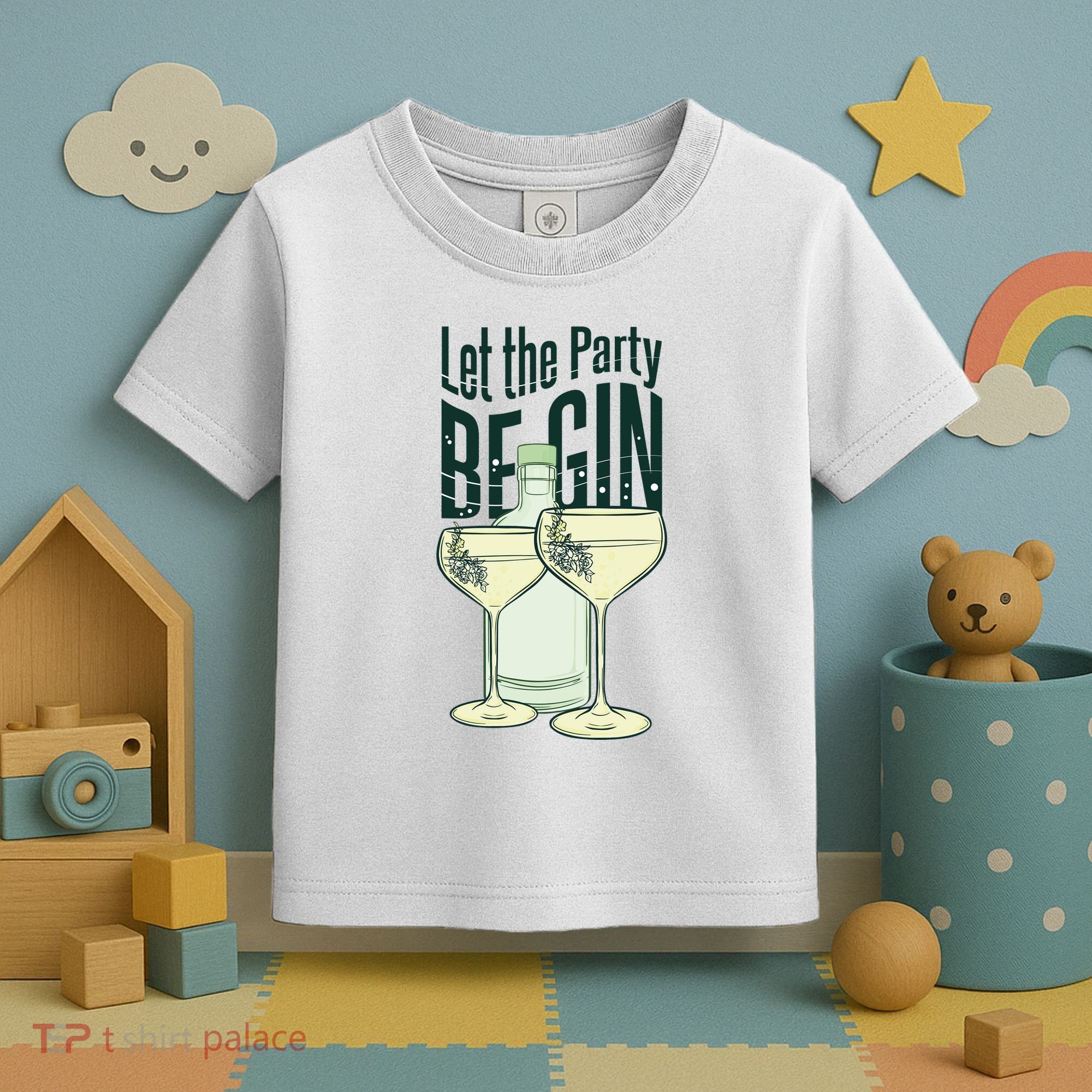 Let The Party Begin Celebration Toddler T-Shirt