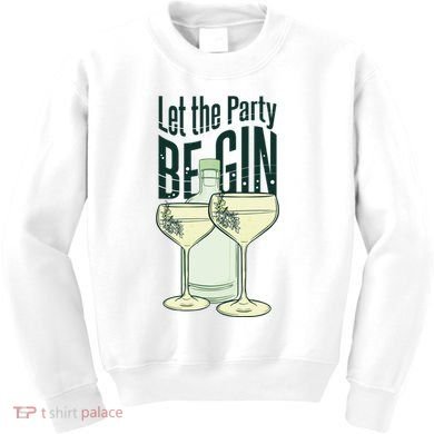Let The Party Begin Celebration Kids Sweatshirt