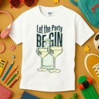 Let The Party Begin Celebration Kids T-Shirt thumb 3