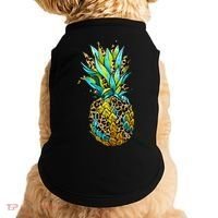 Leopard Tropical Pineapple Doggie Tank thumb 0