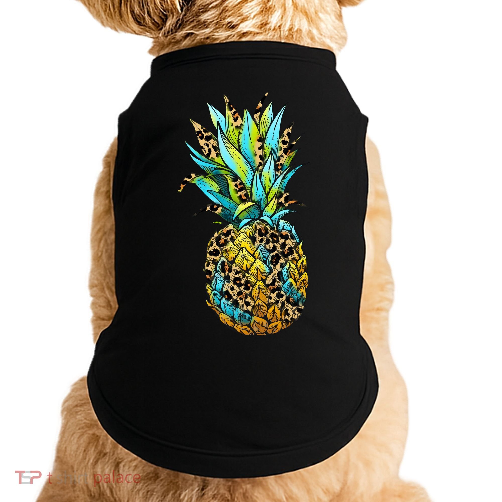 Leopard Tropical Pineapple Doggie Tank