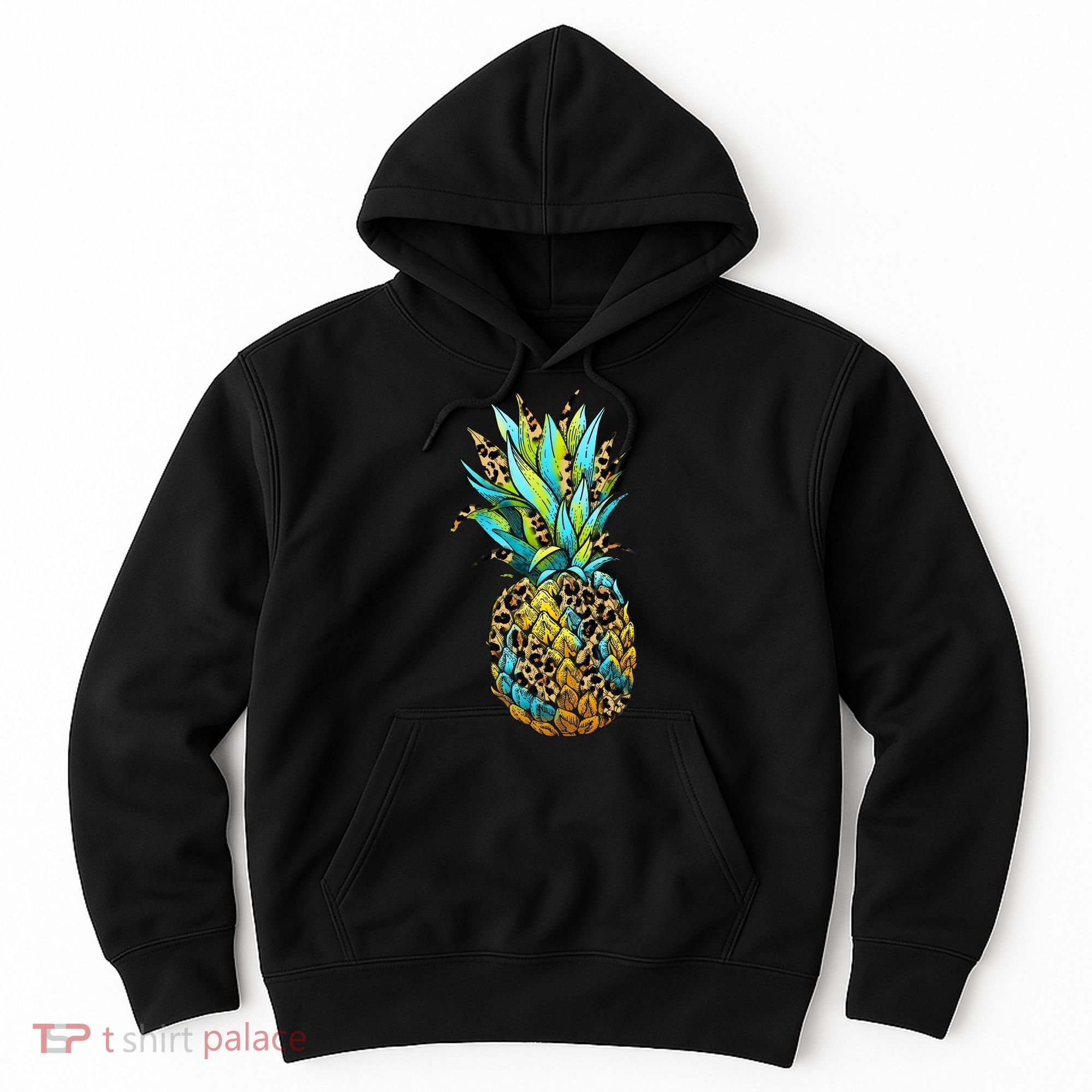 Leopard Tropical Pineapple Hoodie