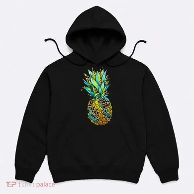 Leopard Tropical Pineapple Hoodie