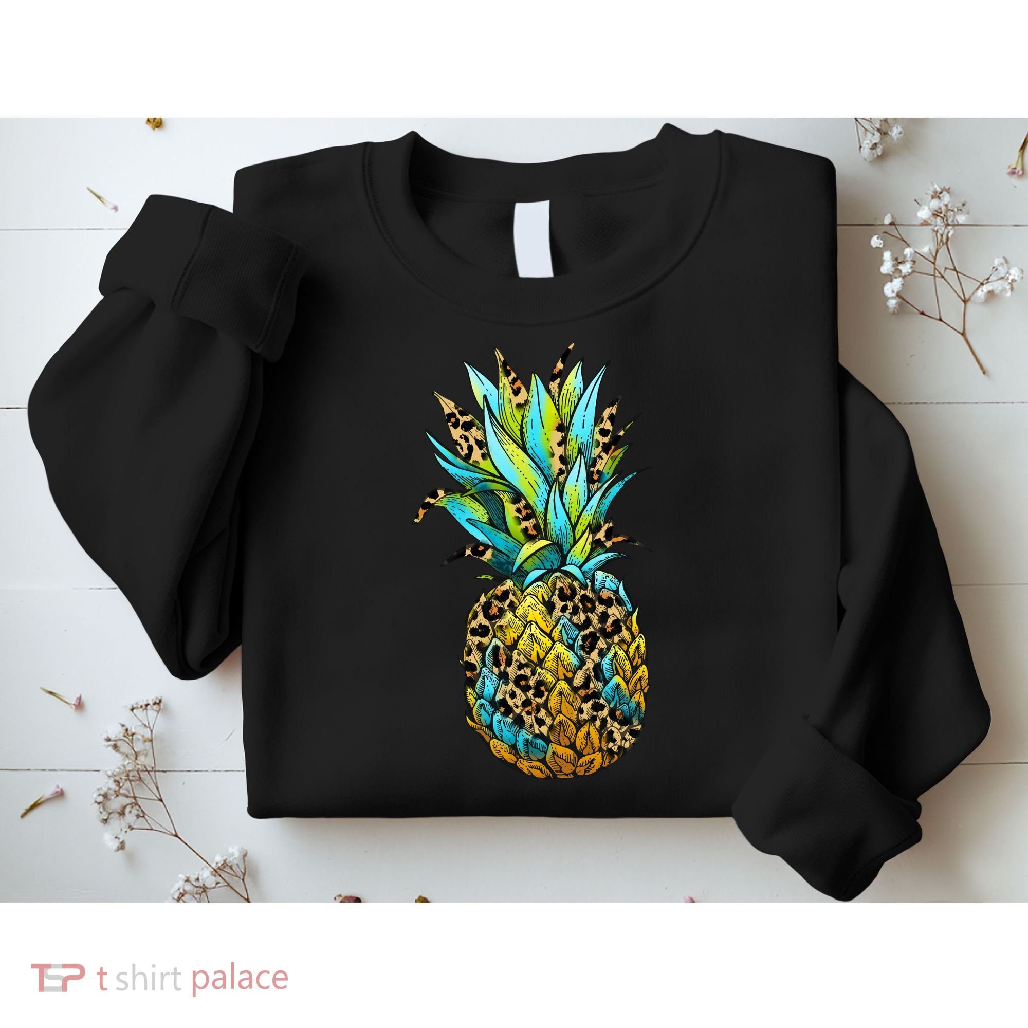Leopard Tropical Pineapple Sweatshirt