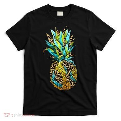 Leopard Tropical Pineapple T-Shirt
