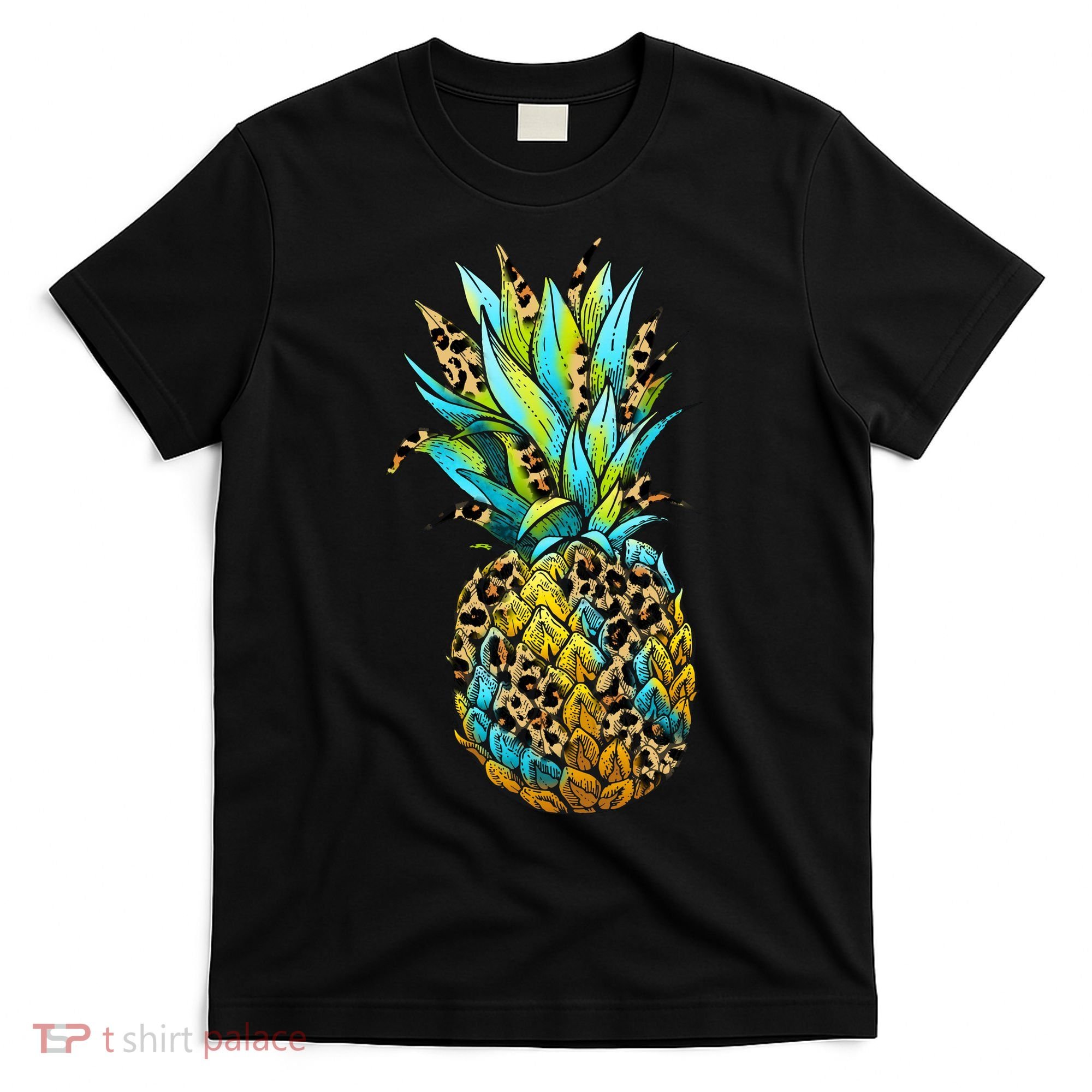 Leopard Tropical Pineapple T-Shirt