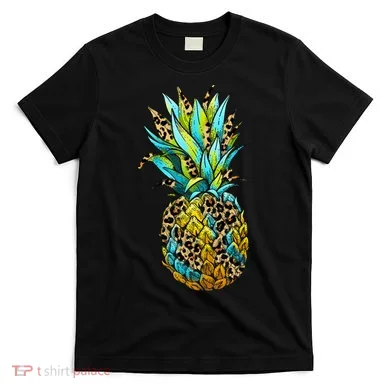 Leopard Tropical Pineapple T-Shirt