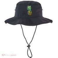 Leopard Tropical Pineapple Bucket Hat thumb 0