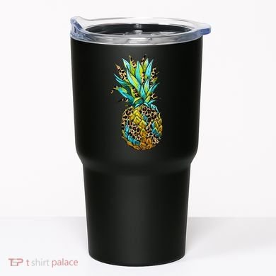 Leopard Tropical Pineapple Tumbler