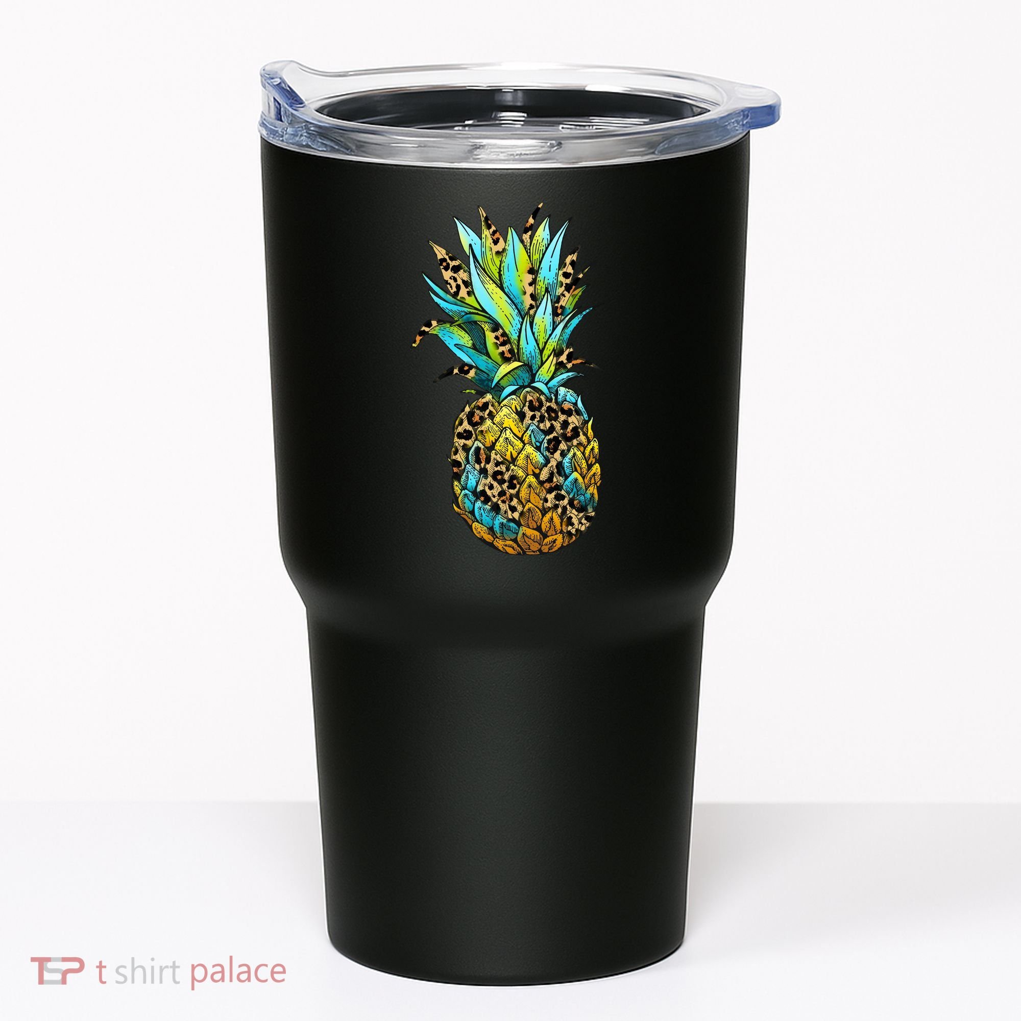 Leopard Tropical Pineapple Tumbler