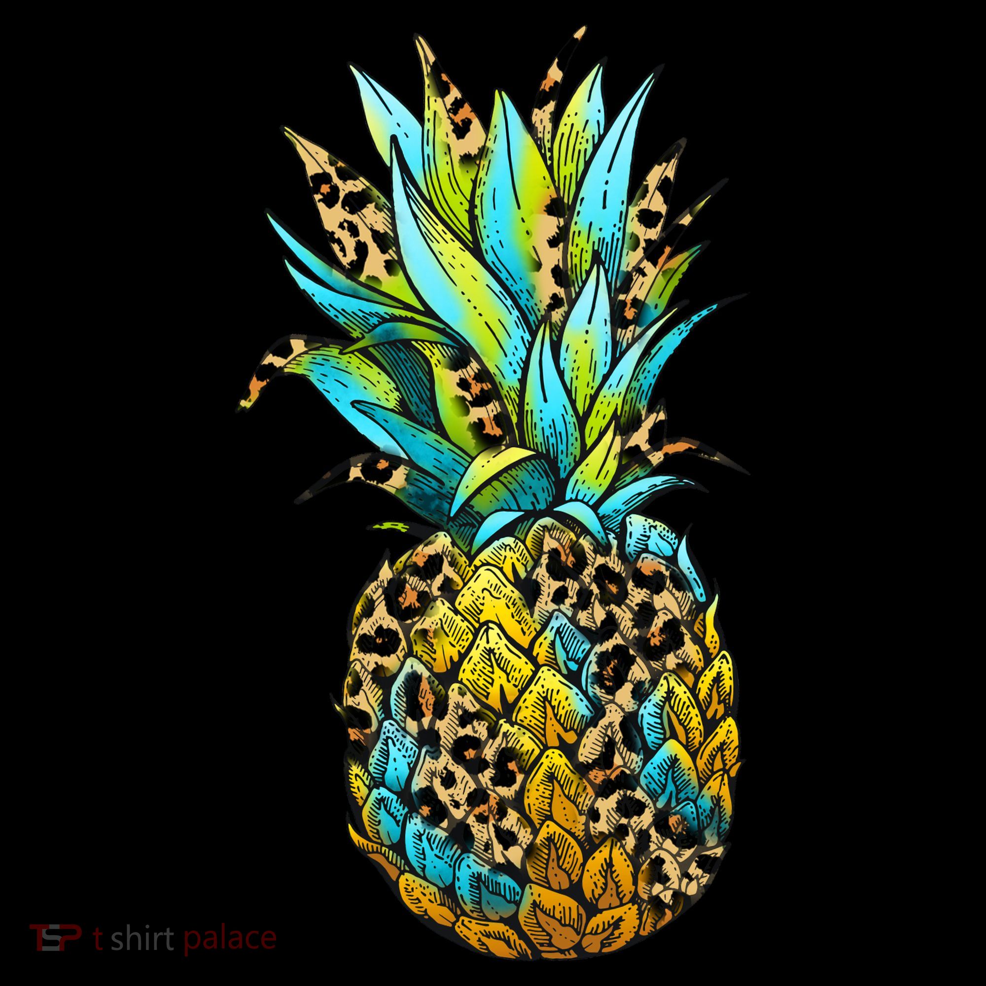 Leopard Tropical Pineapple Mousepad