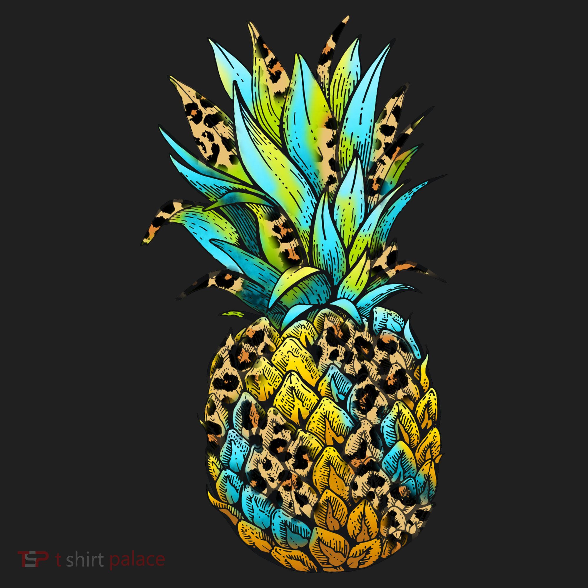 Leopard Tropical Pineapple Hat