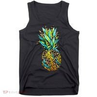 Leopard Tropical Pineapple Tank Top thumb 0