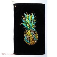 Leopard Tropical Pineapple Golf Towel thumb 0