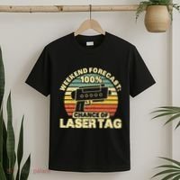 Laser Tag Party Weekend Forecast Laser Tag Lazer Tag Game T-Shirt thumb 2