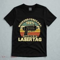 Laser Tag Party Weekend Forecast Laser Tag Lazer Tag Game T-Shirt thumb 5