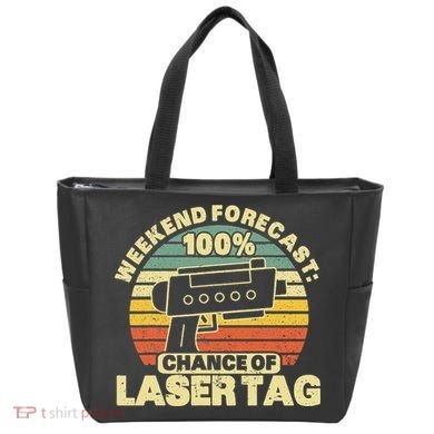 Laser Tag Party Weekend Forecast Laser Tag Lazer Tag Game Tote Bag