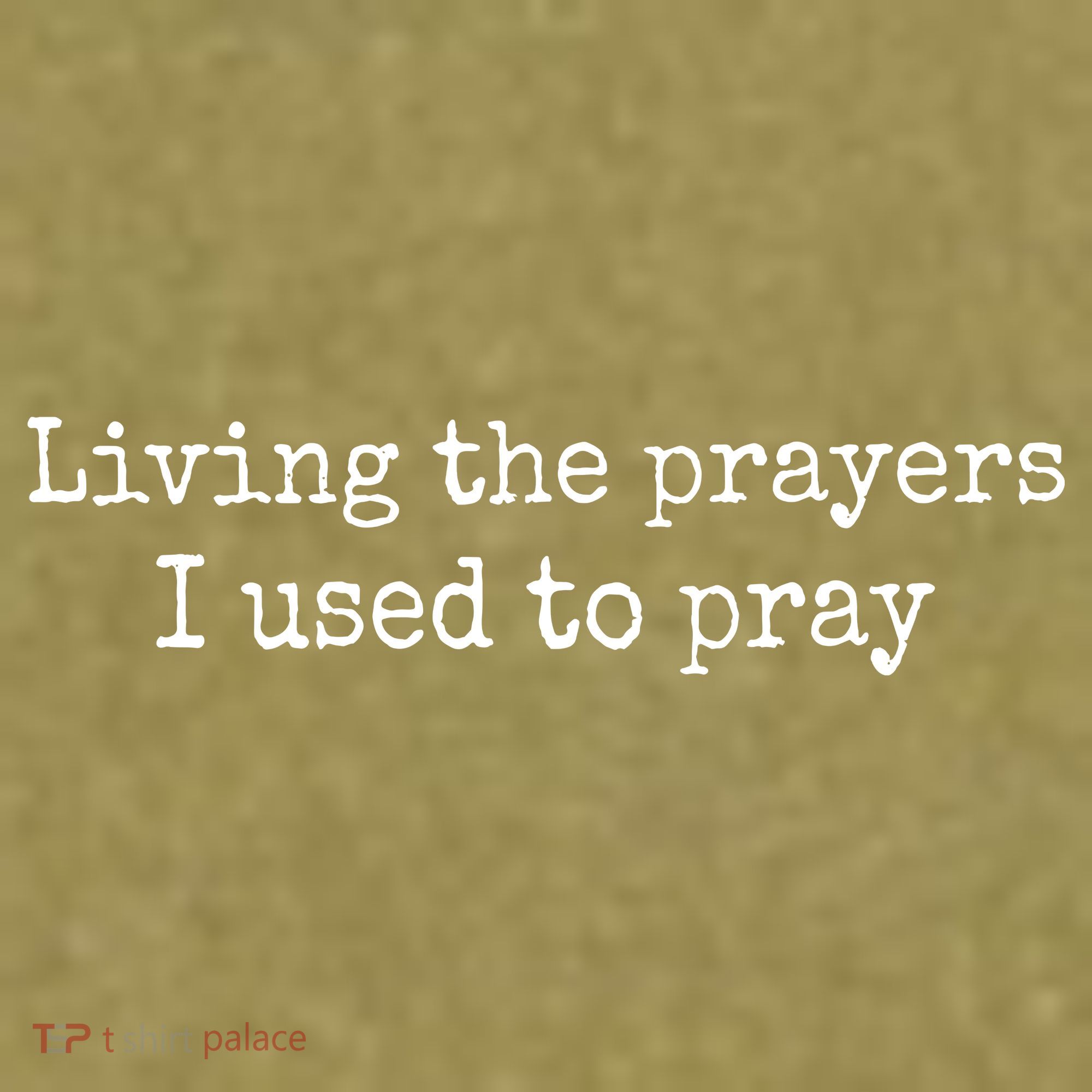 Living The Prayers I Used To Pray Garment-Dyed Women's Muscle Tee