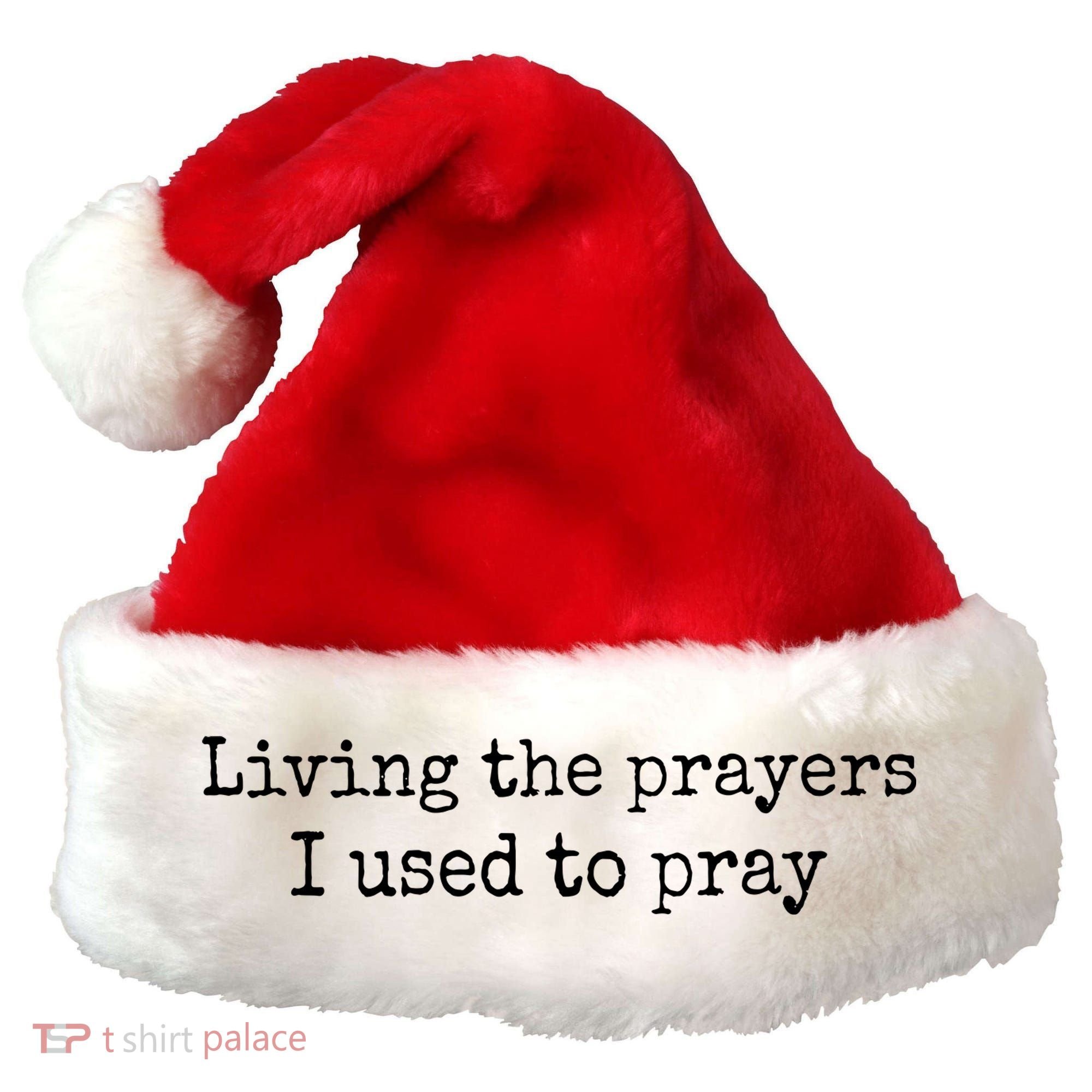 Living The Prayers I Used To Pray Santa Hat