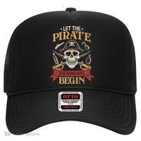 Let The Pirate Shenanigans Begins Crossbones Freebooter Trending Skeleton Skull Hat thumb 0