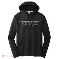 Living The Prayers I Used To Pray Performance Fleece Hoodie thumb 0