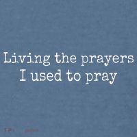 Living The Prayers I Used To Pray Garment-Dyed Sweatshirt thumb 2