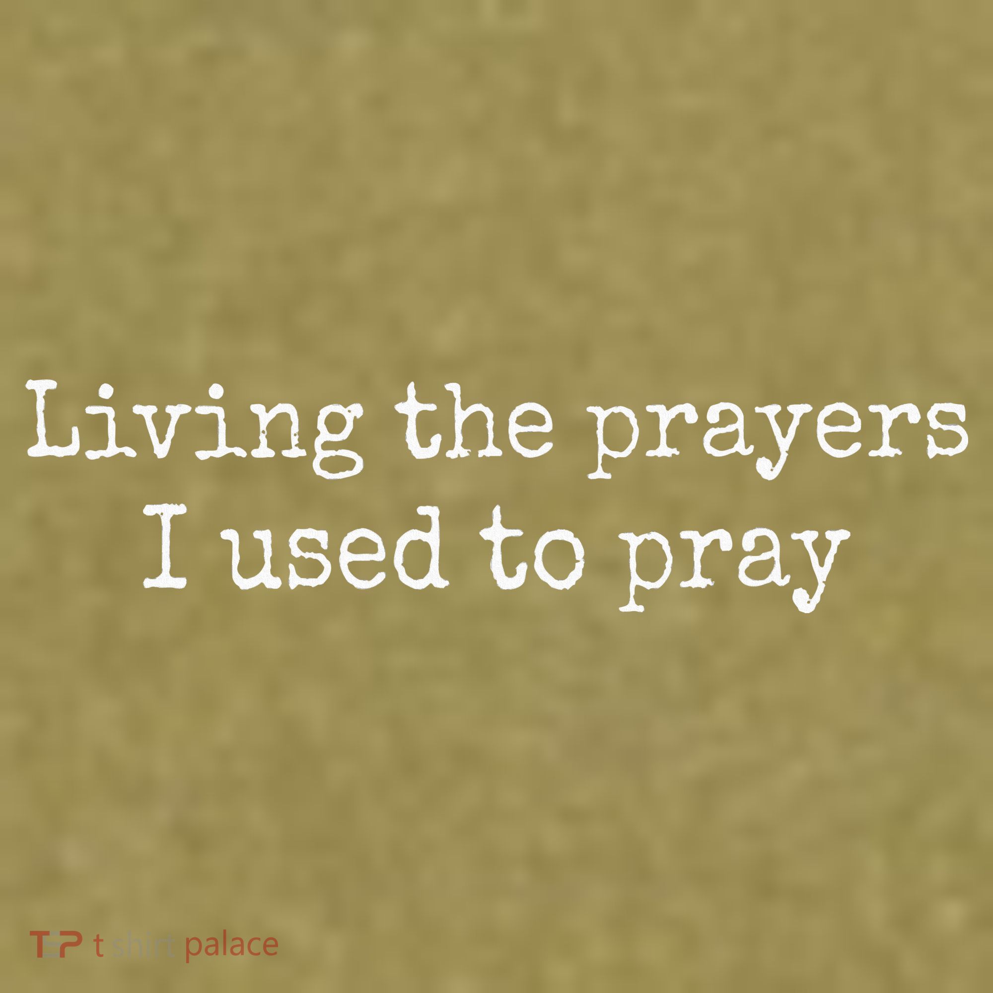 Living The Prayers I Used To Pray Garment-Dyed Women's Muscle Tee
