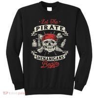 Let The Pirate Shenanigans Begin Crossbones Freebooter Sweatshirt thumb 0
