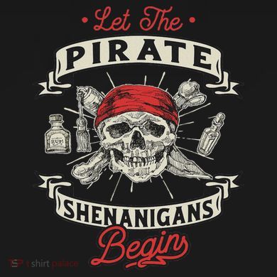 Let The Pirate Shenanigans Begin Crossbones Freebooter Performance Fleece Hoodie