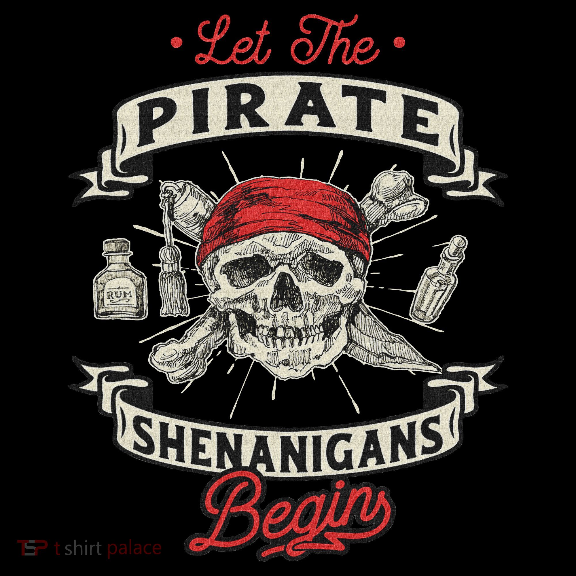 Let The Pirate Shenanigans Begin Crossbones Freebooter Women's Tank Top