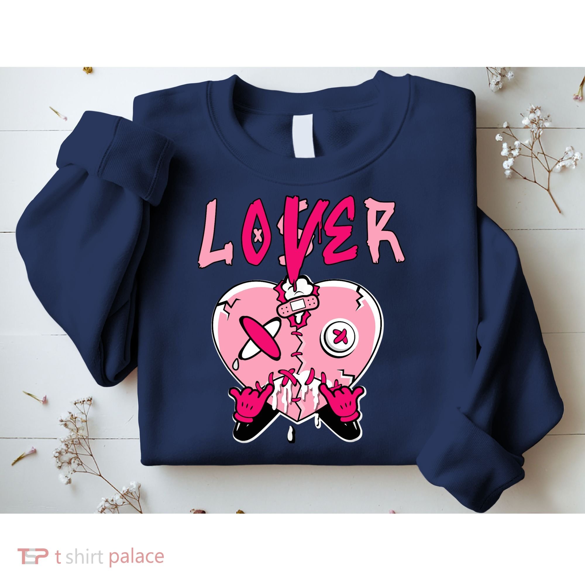 Low Triple Pink Tee Loser Lover Heart Dripping Triple Pink Sweatshirt