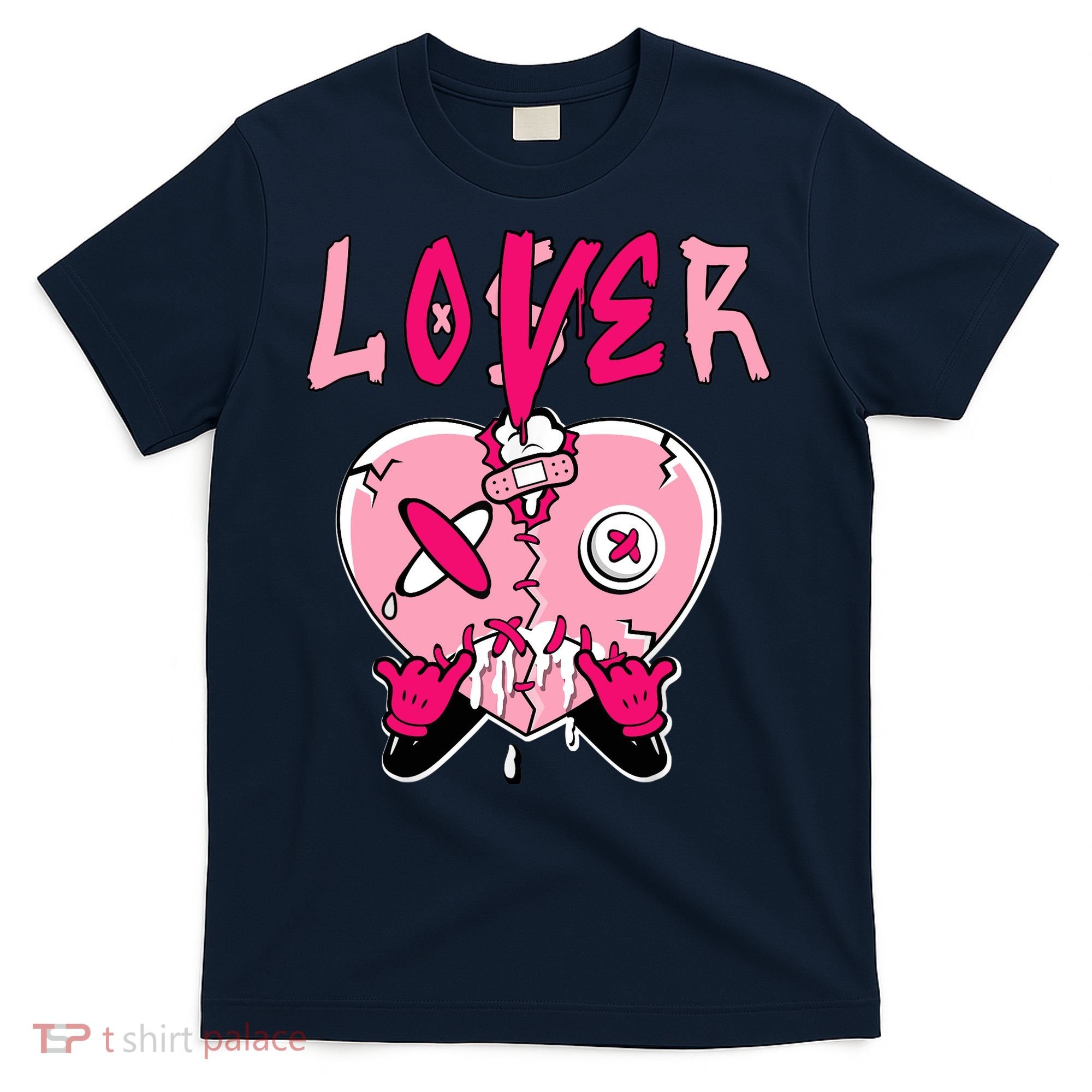 Low Triple Pink Tee Loser Lover Heart Dripping Triple Pink T-Shirt