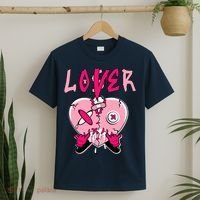 Low Triple Pink Tee Loser Lover Heart Dripping Triple Pink T-Shirt thumb 2