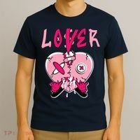 Low Triple Pink Tee Loser Lover Heart Dripping Triple Pink T-Shirt thumb 3