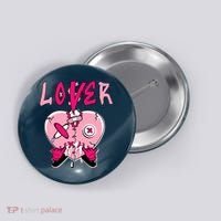 Low Triple Pink Tee Loser Lover Heart Dripping Triple Pink Button thumb 0