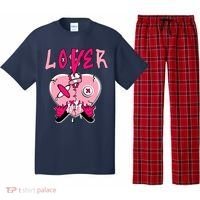 Low Triple Pink Tee Loser Lover Heart Dripping Triple Pink Pajama Set thumb 0